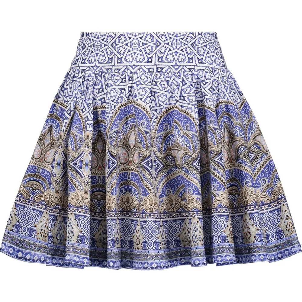 BNWT Camilla embellished pleated skirt, Aus8/US4